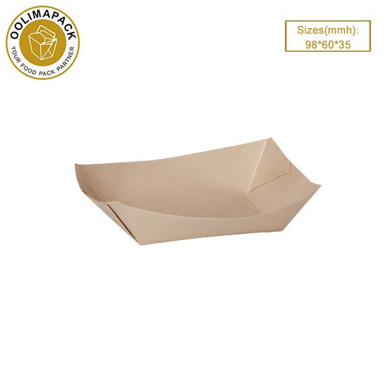 98*60*35mmh Food tray （bamboo paper)