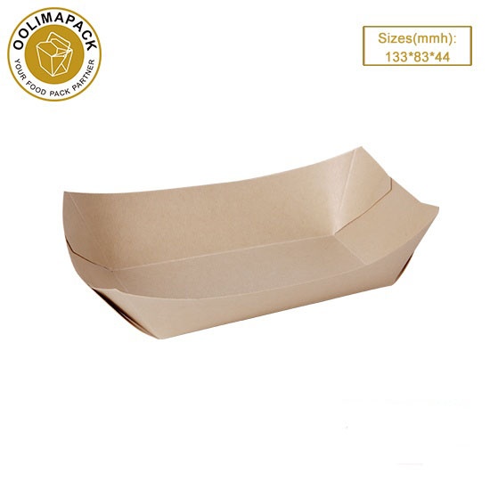 133*83*44mmh Food tray （bamboo paper)