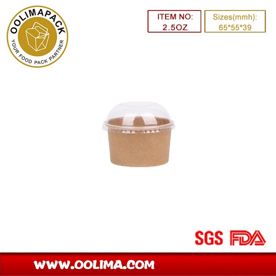 2.5OZ ice cream cup（kraft paper）