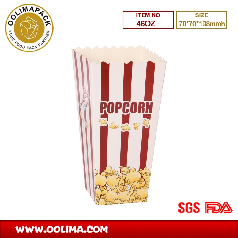 46OZ paper popcorn box