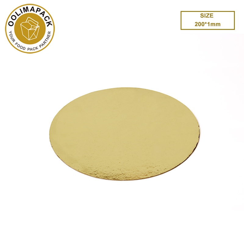 200*1mm round Golden cake mat