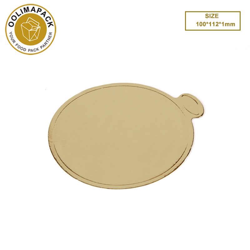 100*112*1mm round Golden cake mat