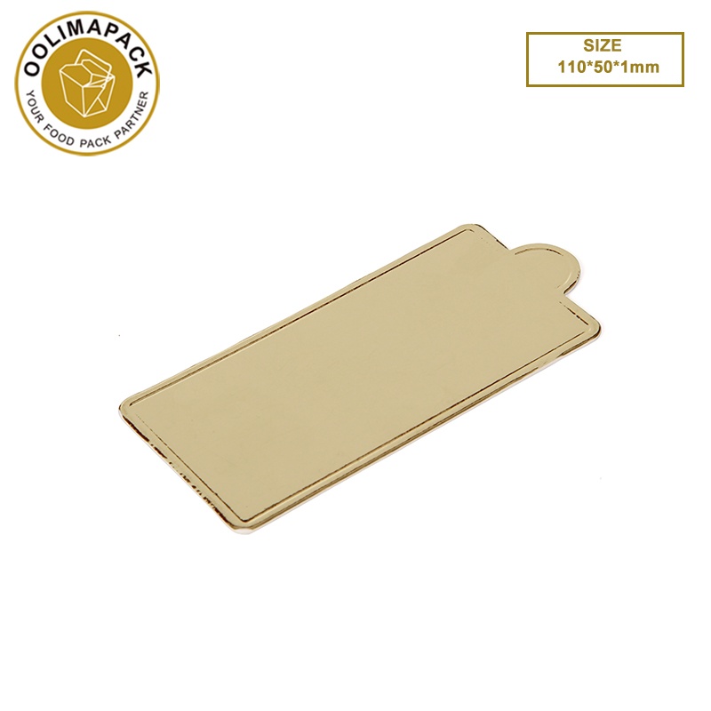 110*50*1mm Square Golden cake mat