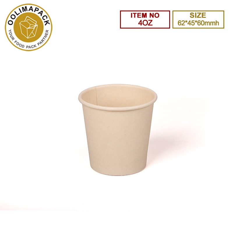 4OZ Bamboo Paper Cup