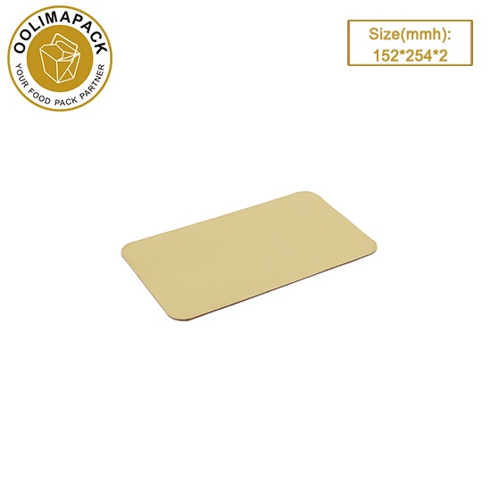 152*254*2mmh Square Golden cake mat