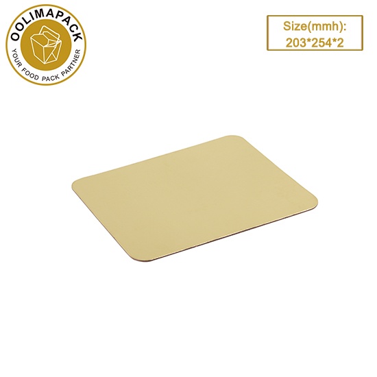 203*254*2mmh Square Golden cake mat