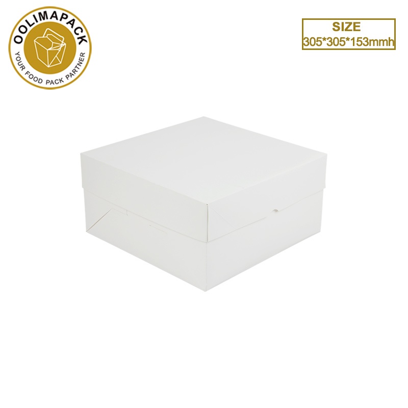 305*305*153mmh 白色蛋糕盒