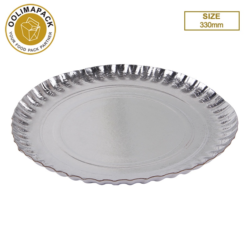 330mm Silver paper plate