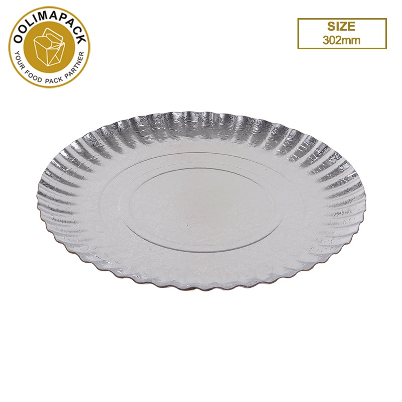 302mm Silver paper plate