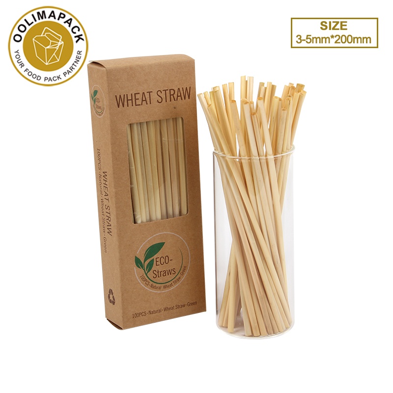 3-5mm*200mm Wheat drinking straw