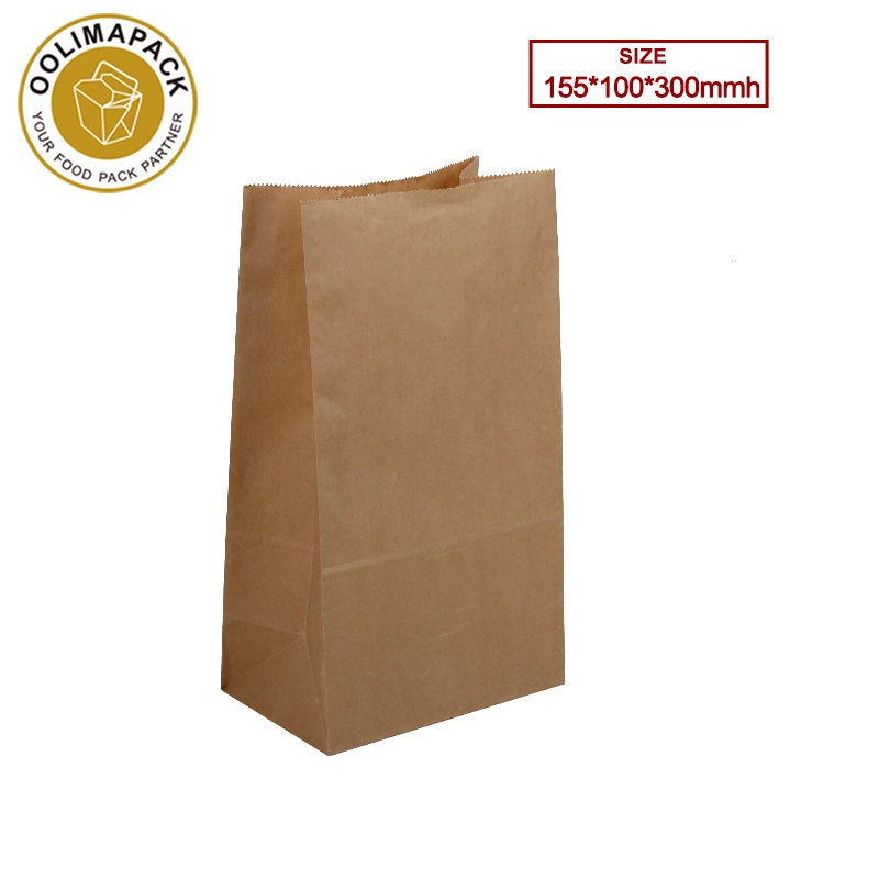 155*100*300mmh  bread paper bag