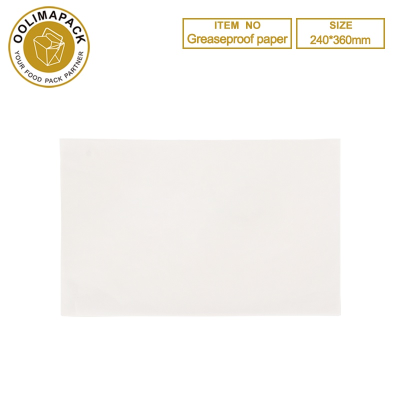 240*360mm greaseproof paper