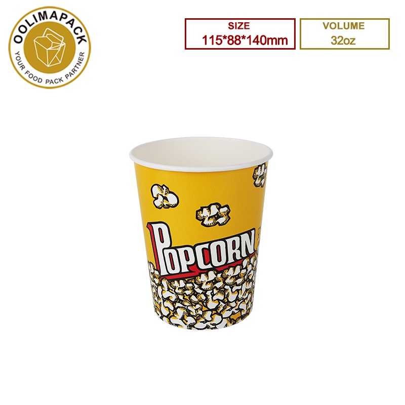 32oz paper popcorn box