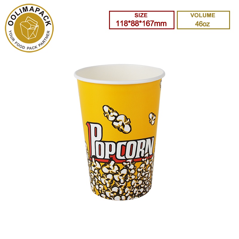 46oz paper popcorn box
