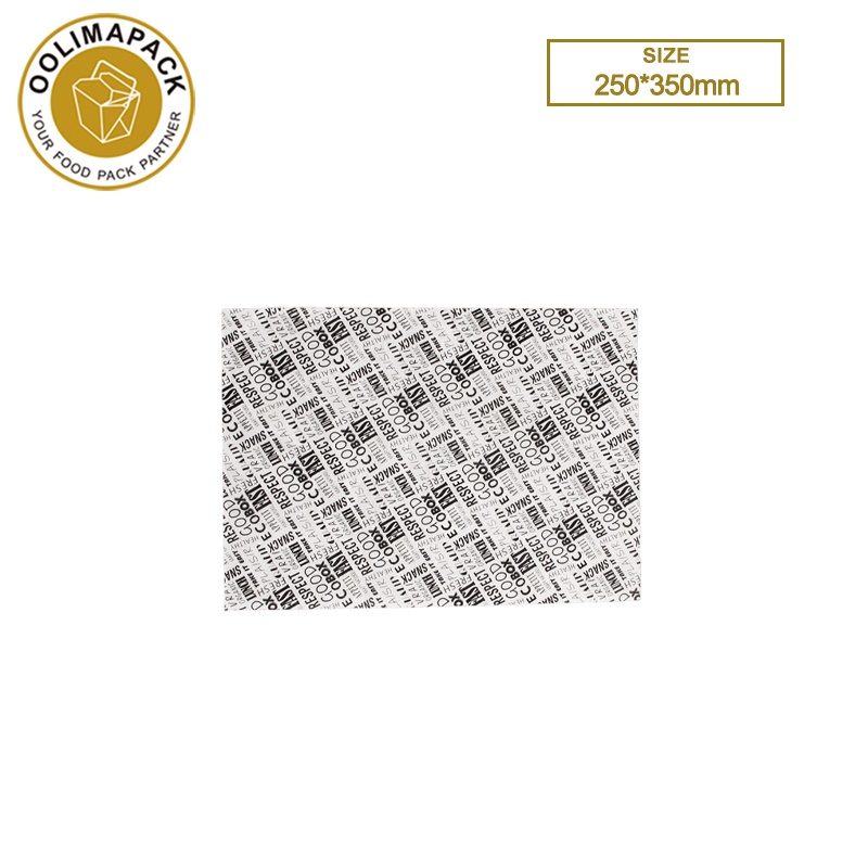250*350mm greaseproof paper