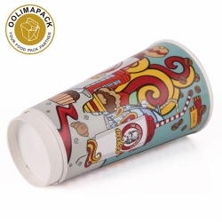 22oz double wall paper cup
