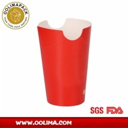 D60*125mmh French fries cup with lid