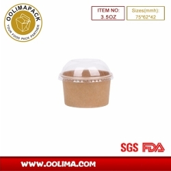3.5OZ ice cream cup（kraft paper）