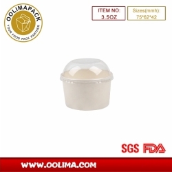 3.5OZ ice cream cup（white）