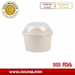 6.5OZ ice cream cup（white）
