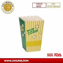 32OZ paper popcorn box