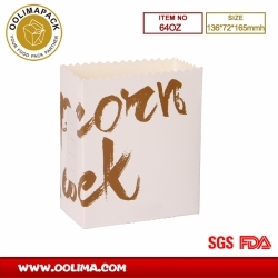 64OZ paper popcorn box