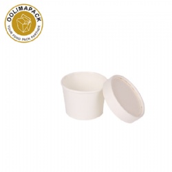 2oz Ice Cream Cup with paperboard paper lid