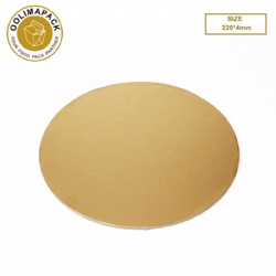 220*4mm round Golden cake mat
