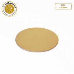 150*4mm round Golden cake mat