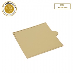 93*89*1mm square Golden cake mat