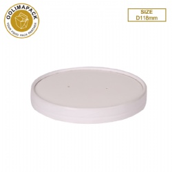 D118mm White paper lid