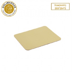 203*254*2mmh Square Golden cake mat