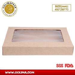 450*290*70mmh Corrugated cake box