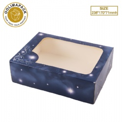 238*170*71mmh Blue Cake Box