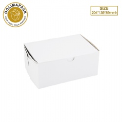 204*139*89mmh white cake box