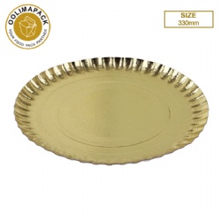 330mm Gold paper plate