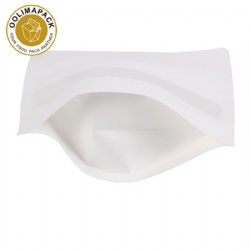230*347mm White paper bag with  PET window