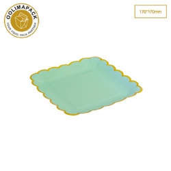170*170mm Cake tray with wave edge