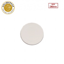 D80mm White cross paper lid