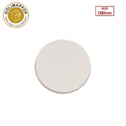 D90mm White cross paper lid