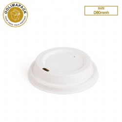 D80mm bagasse cup lid