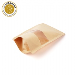 M/Kraft paper bag with PET window