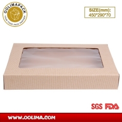450*290*70mmh Corrugated cake box