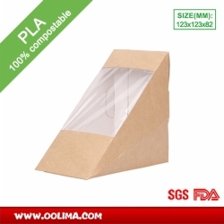 123-82mmh Sandwich box （PLA）