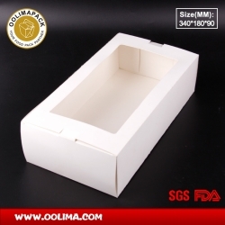 340*180*90mmh White Cake Box
