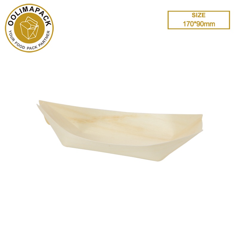 170*90mm Wooden Boat Tray