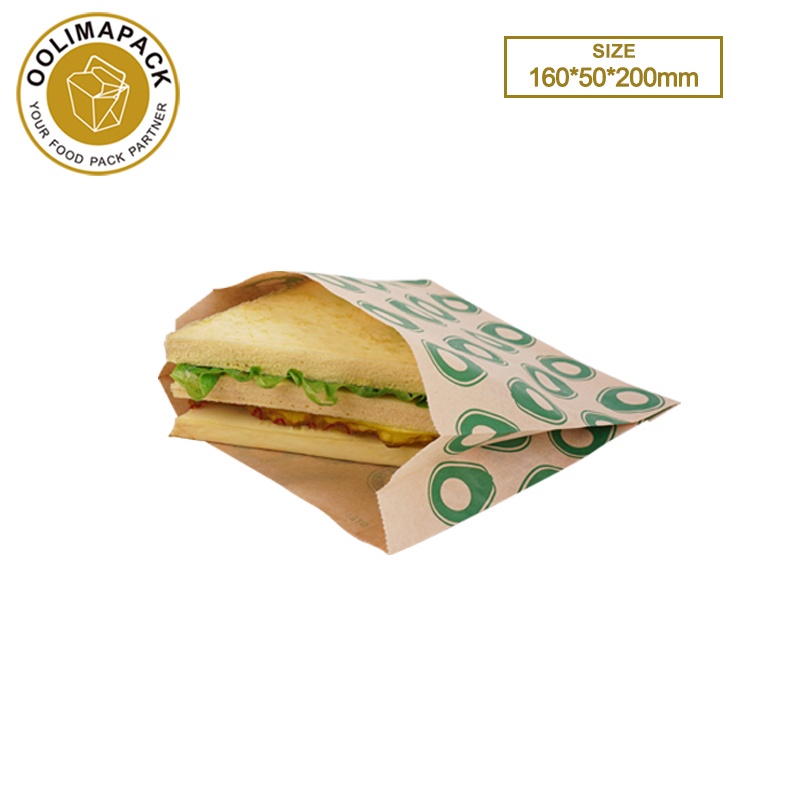 160*50*200mm Paper sandwich bag