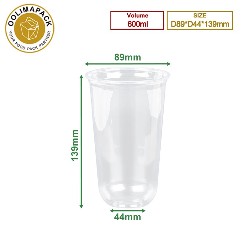 600ml PET cup