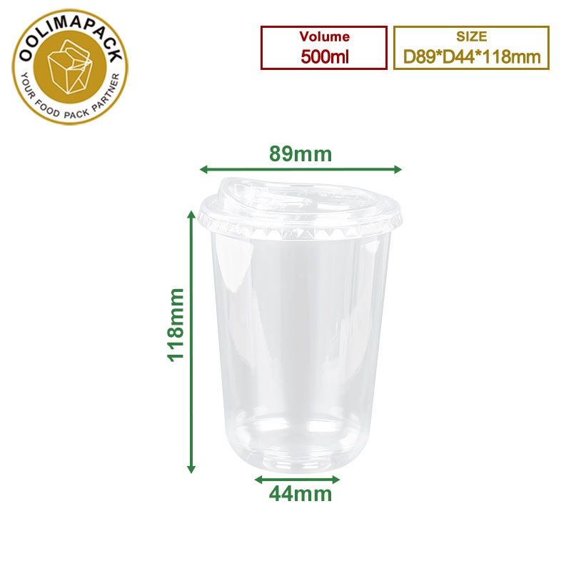 500ml PET cup