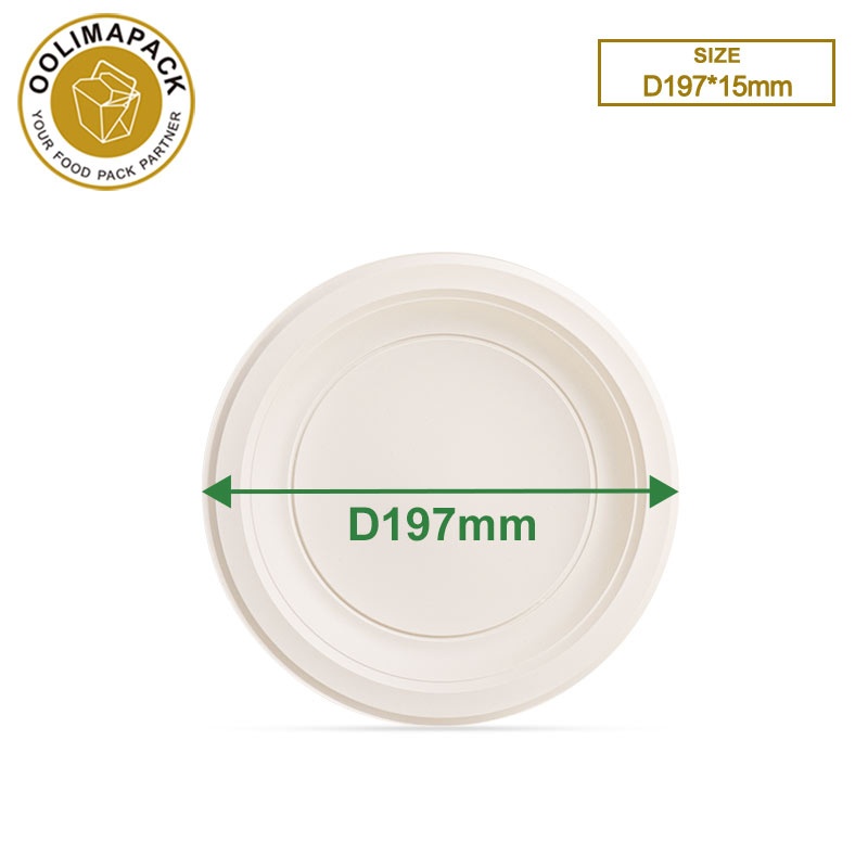 7.8” Cornstarch plate